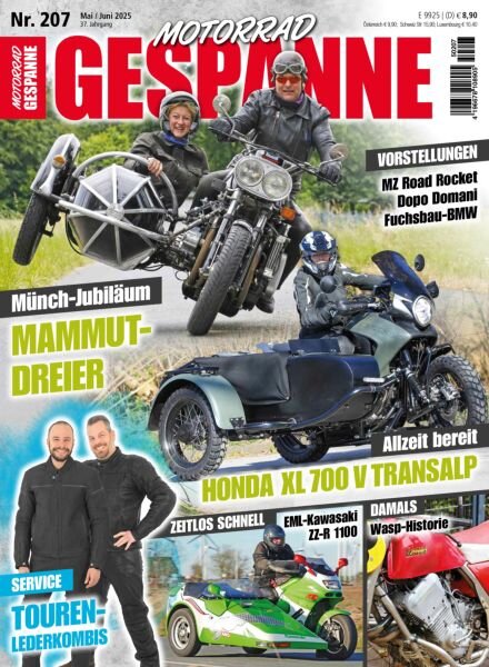 Motorrad Gespanne – Mai-Juni 2025 Cover
