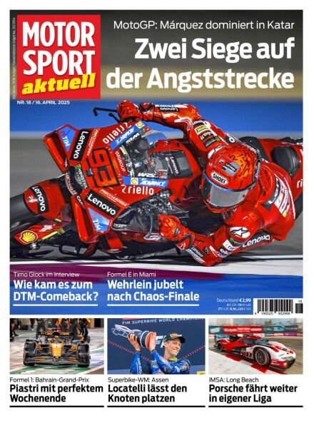 Motorsport aktuell – 15 April 2025 Cover