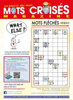 Mots Croises Magazine – 10 Avril 2025