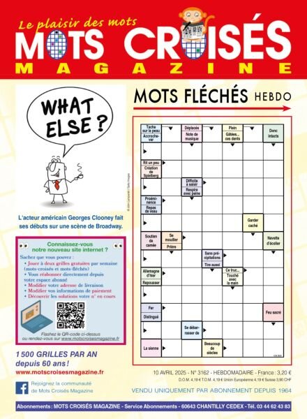 Mots Croises Magazine – 10 Avril 2025 Cover