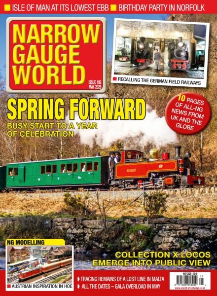 Narrow Gauge World – May 2025 Cover