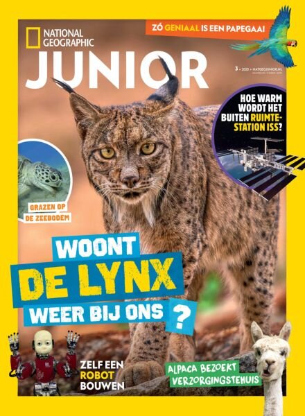 National Geographic Junior Nederland – 3 April 2025 Cover