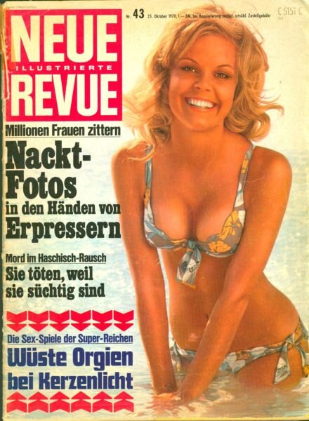 Neue Revue Illustrierte – Nr 43 25 Oktober 1970 Cover