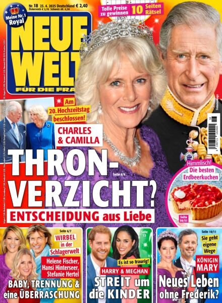 Neue Welt – 23 April 2025 Cover