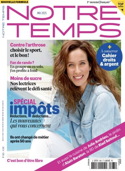 Notre Temps – Mai 2025 Cover