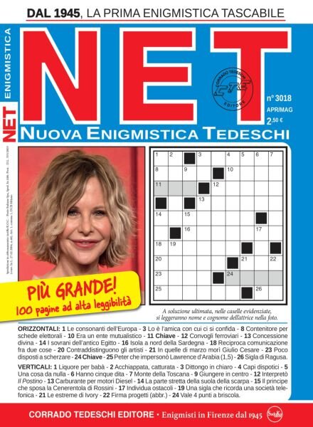 Nuova Enigmistica Tascabile – Aprile-Maggio 2025 Cover