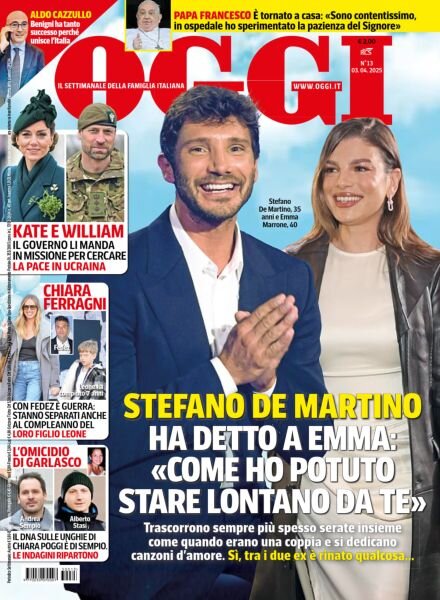 Oggi – 3 Aprile 2025 Cover
