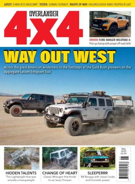 Overlander 4×4 – May 2025 Cover