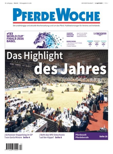 PferdeWoche – 2 April 2025 Cover