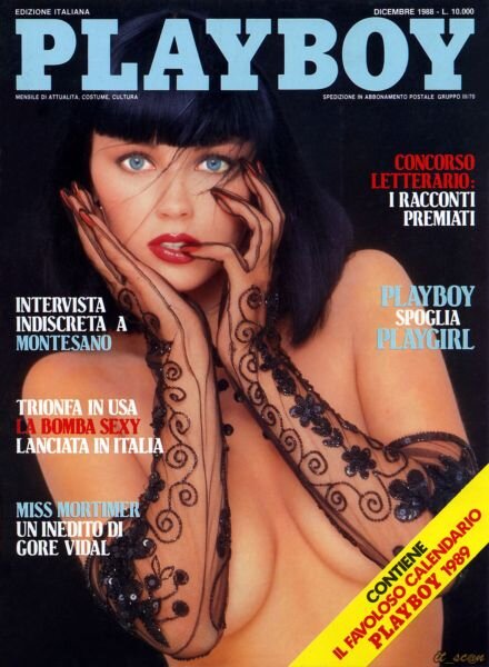 Playboy Italy – N 12 Dicembre 1988 Cover