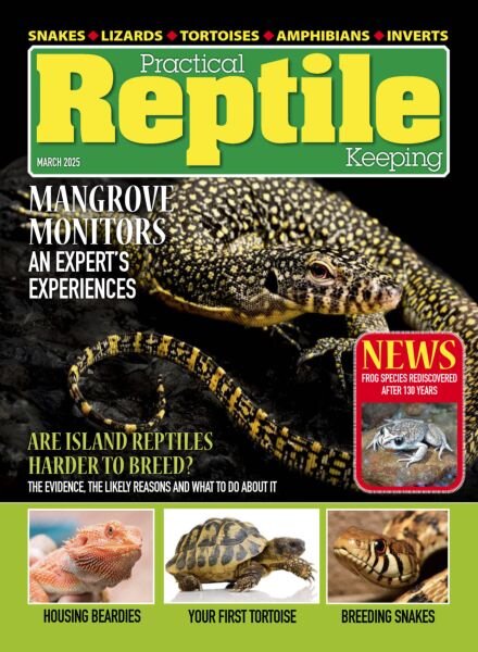 Practical Reptile Keeping – March 2025 Cover