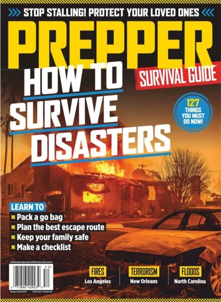 Prepper Survival Guide – How to Survive Disasters 2025 Cover