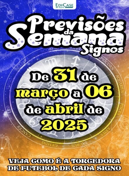 Previsoes da Semana – 31 Marco 2025 Cover