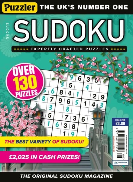 Puzzler Sudoku – Issue 266 2025 Cover