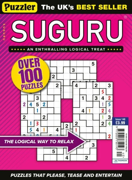 Puzzler Suguru – Issue 140 2025 Cover