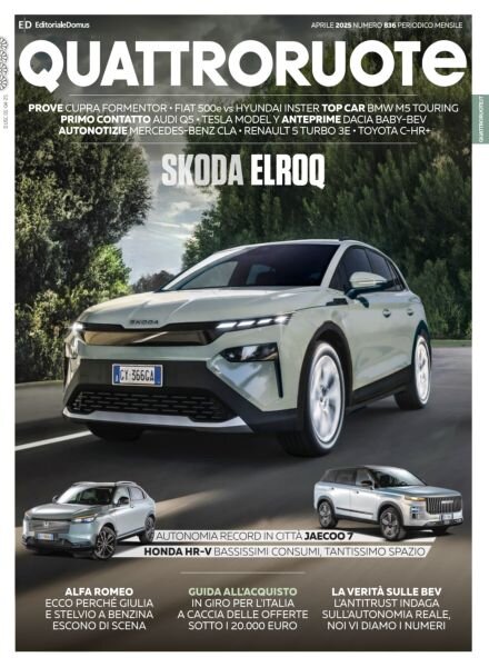 Quattroruote Italia – Aprile 2025 Cover