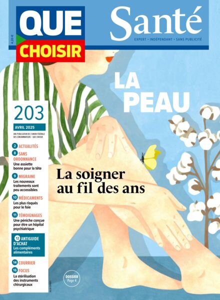 Que Choisir Sante – Avril 2025 Cover