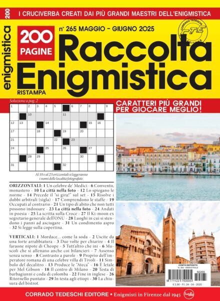 Raccolta Enigmistica – Maggio 2025 Cover