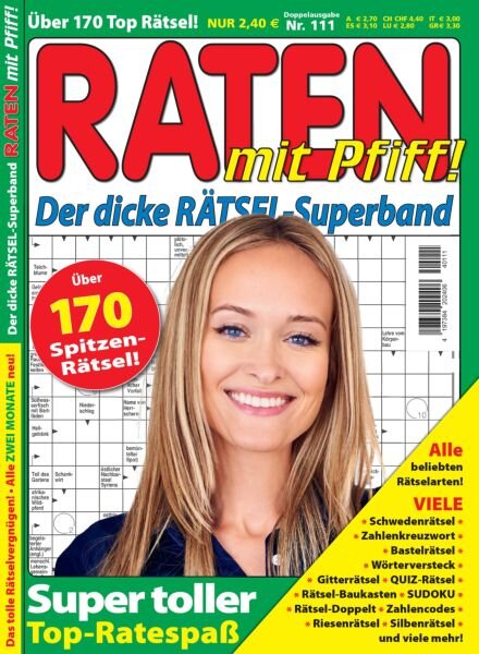 Raten mit Pfiff! – April 2025 Cover