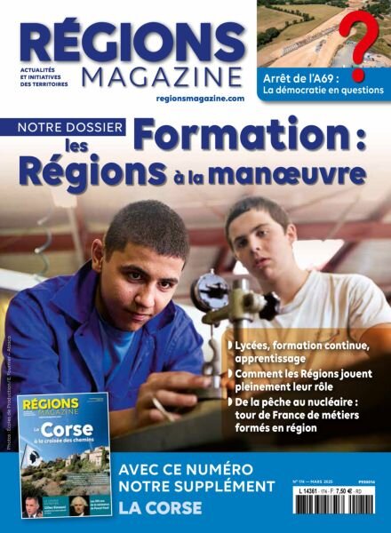 Regions Magazine – Mars 2025 Cover