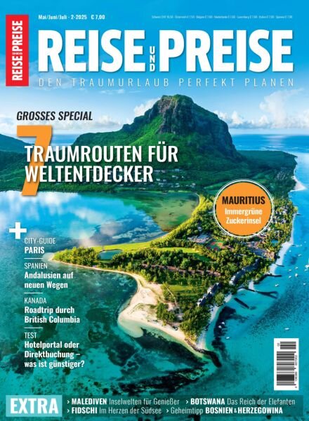 Reise & Preise – Mai-Juni-Juli 2025 Cover