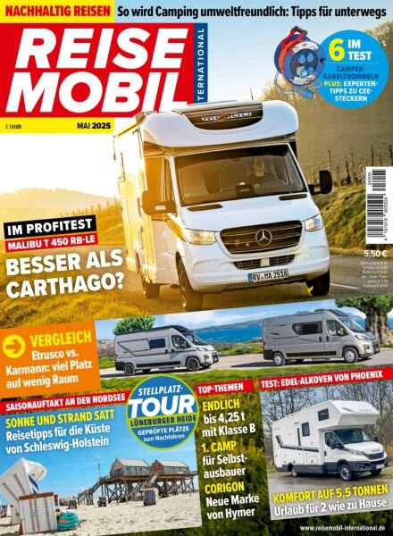 Reisemobil International – Mai 2025 Cover