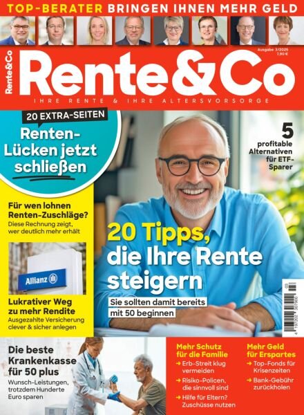 Rente & Co – Mai-Juni 2025 Cover