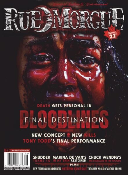 Rue Morgue – May-June 2025 Cover
