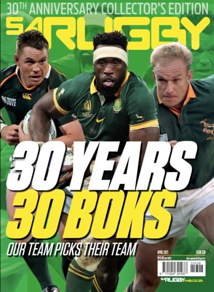 SA Rugby – April 2025 Cover