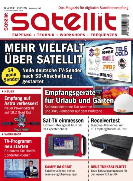 Satellit – Mai-Juni-Juli 2025 Cover