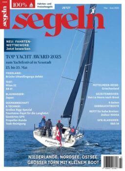 segeln – Mai-Juni 2025