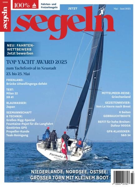 segeln – Mai-Juni 2025 Cover