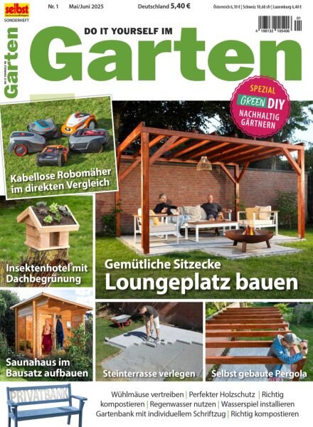 Selbst ist der Mann – Do It Yourself Garten 2025 Cover