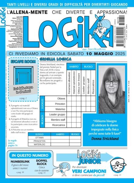 Settimana Logika – Aprile 2025 Cover