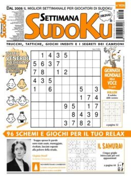 Settimana Sudoku – 11 Aprile 2025