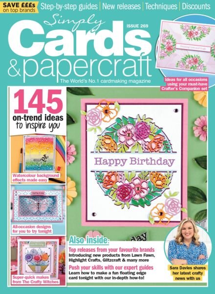 Simply Cards & Papercraft – Issue 269 2025 Cover