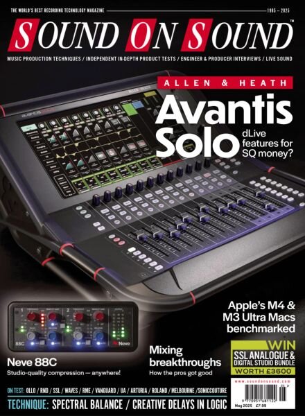 Sound On Sound UK – May 2025 Cover