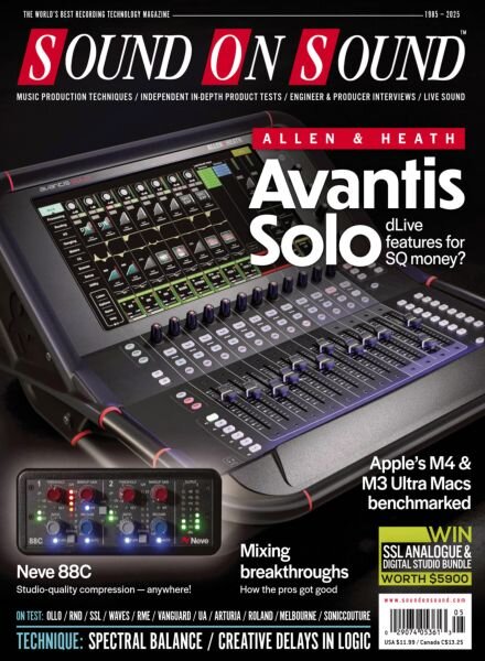 Sound On Sound USA – May 2025 Cover