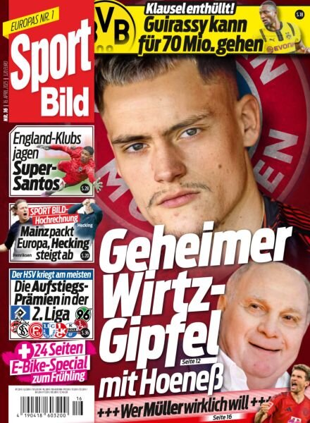 Sport Bild – 16 April 2025 Cover