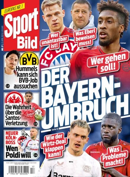 Sport Bild – 23 April 2025 Cover