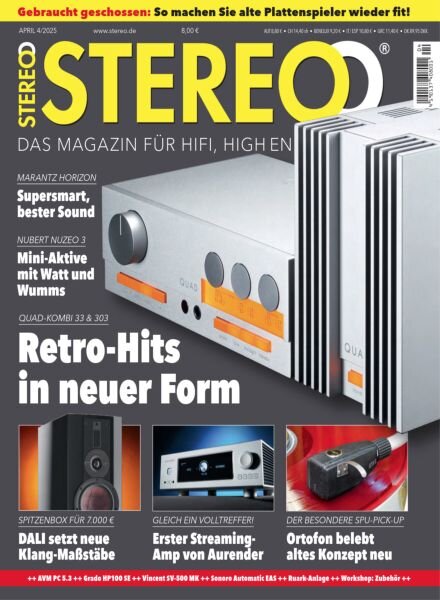 Stereo – April 2025 Cover