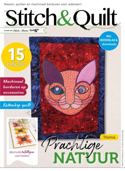 Stitch & Quilt – April 2025 Cover