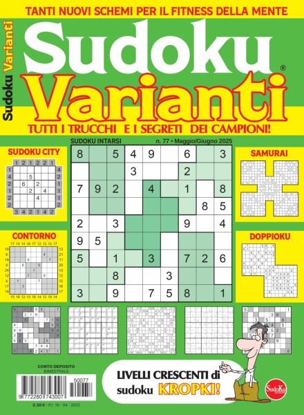 Sudoku Varianti – Maggio-Giugno 2025 Cover