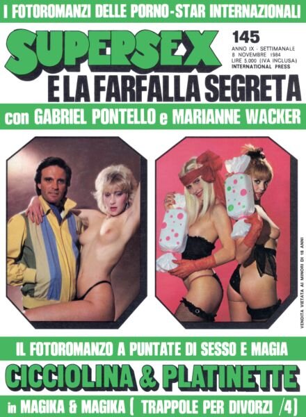 Supersex – N 145 8 Novembre 1984 Cover
