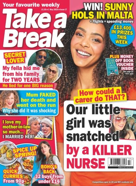 Take a Break Weekly – 24 April 2025 Cover