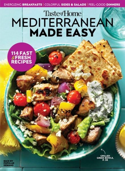 Taste OF Home – Mediterranean Made Easy 2025 Cover