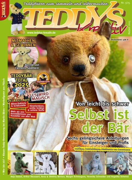 Teddys Kreativ – Mai-Juni 2025 Cover