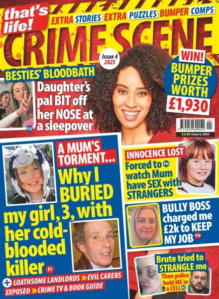 That’s Life Crime Scene – Issue 37 2025 Cover