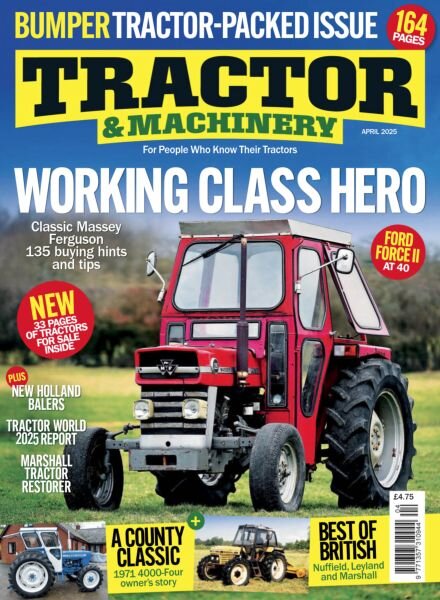 Tractor & Machinery – April 2025 Cover