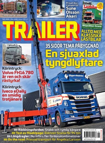 Trailer Sverige – April 2025 Cover